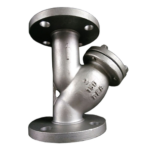 Filtro tipo Y ANSI PN10 PN16 de hierro dúctil QT450 GGG50 con brida de acero inoxidable para tuberías industriales de aguas residuales - Product Image 2