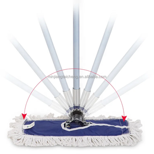 Fregona plana de empuje de polvo de 40/60/80/90/110cm, cubierta mágica de microfibra, hilo de algodón, <span class=keywords><strong>Pinto</strong></span> para centro comercial, metro, Hospital, Hotel - Product Image 6