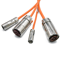 Accessoires de connecteurs servo M12 M17 M23 M40, connecteurs circulaires Siemens à profil en aluminium 4 6 8 12 broches