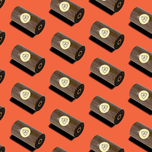 Sacs à déjections canines jetables MELODY, parfum café, en PE, avec autocollants de rappel, contrôle puissant des odeurs, style à ouverture plate - Product Image 5