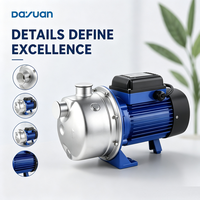 DAYUAN Pompe à jet auto-amorçante agricole 6,5 m³/h en acier inoxydable pour maison et jardin
