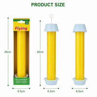 Piège à mouches suspendu en gros pour usine, tube adhésif ultra-résistant à 360 degrés, piège à insectes volants pour la ferme et le jardin