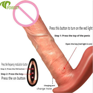 Vibratore Telecomandato per Slip, Giocattolo Sessuale con Dildo Retrattile, Vibratore Femminile Impermeabile per Uso Anale e Vaginale - Product Image 6