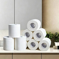 Papier toilette de luxe personnalisé en pâte de bois douce au toucher, papier toilette gaufré personnalisable
