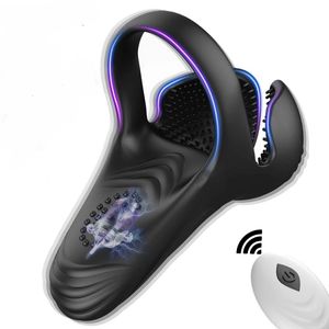 Anillos de pene para retrasar la eyaculación de los hombres Juguetes sexuales y vibradores Anillo de pene para una experiencia sexual mejorada - Product Image 1