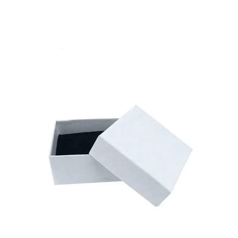 Groothandel Custom Sieraden Doos Witte Nieuwe Collectie Ring Ketting Hanger Sieraden Verpakking Fancy Papier Sieraden Doos