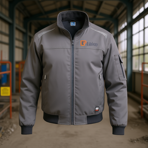 Veste bomber Ttake grise taille XL coupe classique pour le travail - Product Image 3