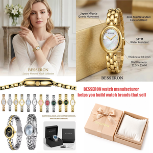 Reloj de Pulsera Ovalado de Acero Inoxidable con Cuarzo para Mujer, Personalizado, 22.5*35mm, Resistente al Agua, de Lujo, para Negocios, con Certificación CE - Product Image 3