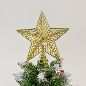 <span class=keywords><strong>Stella</strong></span> <span class=keywords><strong>di</strong></span> <span class=keywords><strong>Natale</strong></span> in Plastica <span class=keywords><strong>per</strong></span> <span class=keywords><strong>Albero</strong></span> <span class=keywords><strong>di</strong></span> 14cm, 15cm, 16cm, 18cm, 20cm, Decorazione Natalizia, Supporto OEM/ODM - Product Image 3