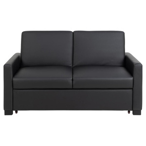 Sofá Cama Retráctil Compacto de Doble Uso, Moderno, Tapizado en Cuero PU, de 2 Plazas, para Balcón, Villa, <span class=keywords><strong>Casa</strong></span> de Alquiler, Oficina, Habitación Pequeña - Product Image 1