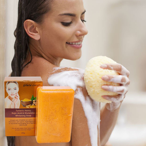 Rõ Ràng Blemishs Tối Thể Thao Làm Trắng Xà Phòng Với Tumeric Mật Ong Kojic Axit & Glutathion Xà Phòng Làm Trắng Khuôn Mặt Cơ Thể Nhà Vệ Sinh Xà Phòng - Product Image 2