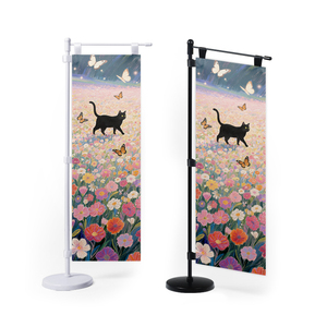 Mini-bannière de bureau DIY à imprimer sur demande avec tige en plastique durable pour l'affichage de marchandises de personnages de dessins animés <span class=keywords><strong>Kawaii</strong></span> - Product Image 5