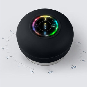 Mini haut-parleur portable étanche IPX4 avec lumières LED, grande ventouse pour fixation murale, idéal pour <span class=keywords><strong>salle</strong></span> <span class=keywords><strong>de</strong></span> <span class=keywords><strong>bain</strong></span> et extérieur - Product Image 5