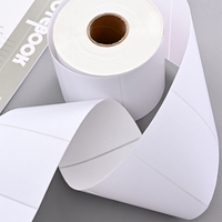 Rouleau d'étiquettes thermiques autocollantes en gros, étiquettes thermiques directes imperméables pour l'expédition logistique
