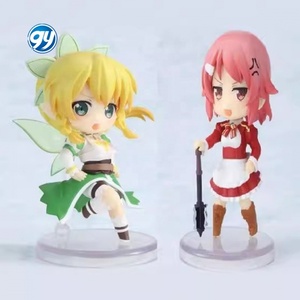 Épée Art en ligne 4 pièces Q Version maillot de bain chiffres Asuna silice <span class=keywords><strong>Leafa</strong></span> Gashapon modèle Anime collection affichage en gros - Product Image 4