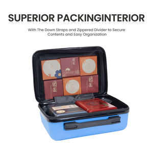 Estuche de cosméticos de maquillaje para mujer, Mini equipaje de tren, estuche de maquillaje multicolor de 14 pulgadas, caja de regalo, caja de embalaje con asa - Product Image 6