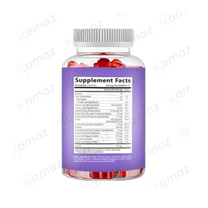 Amaz Gommes multivitaminées très vendues Bonbons gel à saveur de fruits <span class=keywords><strong>Vitamine</strong></span> <span class=keywords><strong>a</strong></span> B6 B12 C - Product Image 5