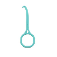 Consommables dentaires de crochet de dissolvant d'alignement en plastique transparent en forme de coeur