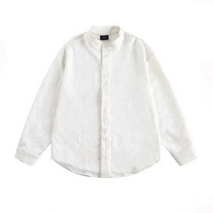 Chemise à manches longues en jacquard brodé rétro pour <span class=keywords><strong>homme</strong></span> pour un <span class=keywords><strong>look</strong></span> élégant - Product Image 2
