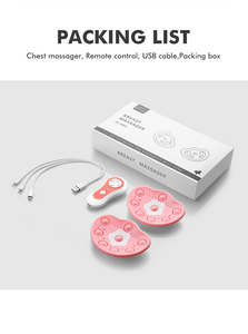 Tragbarer Kabelloser Ferngesteuerter Silikon-Brustmassagegerät mit Vibrationsfunktion für die Brustpflege - Product Image 6