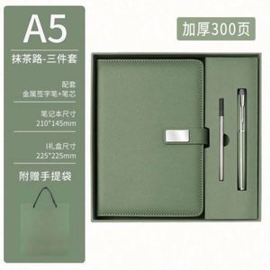 Wholesale Luxury Business Diary Gift Set A3 <b>Notebook</b> PP Magnetic Luxury Journal Refillable Pen Saddle Stitching Promotional - Product Image 5