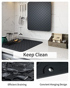 2023 Hot Selling 2023 Dish <b>Drying</b> <b>Mat</b> for <b>Kitchen</b> Folding Dish Dryer <b>Mat</b> Silicone Dishes <b>Drying</b> <b>Mat</b> - Product Image 2