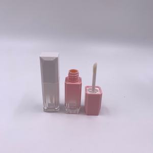 หลอดลิปกลอสทรงสี่เหลี่ยมแบบเปล่าสำหรับ OEM พร้อมแปรงขนาดใหญ่ บรรจุภัณฑ์ลิปกลอสสำหรับเครื่องสำอาง - Product Image 6