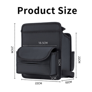 Caja de Almacenamiento para Interior de Auto en Cuero Sintético, Bolsillo de Red para Asientos de Auto, Organizador Multifuncional para Artículos Diversos - Product Image 6