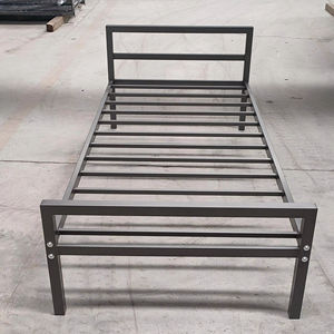 Cama de metal de acero para dormitorio, marco de cama individual, doble completo, individual, tamaño King, camas de metal - Product Image 1