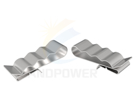 Fixations pour câbles en acier inoxydable, clips pour câbles, pour systèmes de montage solaire sur toiture, accessoires de fixation pour systèmes solaires