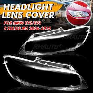 ไฟหน้ารถยนต์คู่หนึ่ง ซ้าย-ขวา เลนส์ใส สำหรับเปลี่ยน BMW E92 E93 M3 Coupe Convertible ปี 2006 2007 2008 2009 2010 - Product Image 1