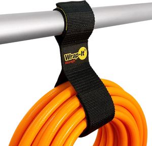 Sangles de rangement en nylon réutilisables et écologiques avec logo personnalisable, attaches auto-agrippantes robustes, bandes auto-agrippantes élastiques pour levage lourd - Product Image 1