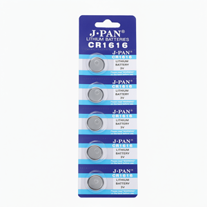 JPAN CR1616 Lithium-Batterie 3V Knopfzelle für Elektronische Zähler, Zeitmessung, Kunststoff - Product Image 1