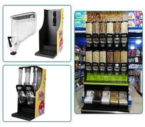 Siêu Thị Hiển Thị Đứng Acrylic Trọng Lực Thức Ăn Dispenser Cho Số Lượng Lớn Thực Phẩm-Gạo Ngọt Ngào Ngũ Cốc Hàng Tạp Hóa Kệ Lưu Trữ Giá - Product Image 6