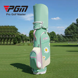 <span class=keywords><strong>Sac</strong></span> <span class=keywords><strong>de</strong></span> <span class=keywords><strong>golf</strong></span> léger et imperméable PGM QB188 pour <span class=keywords><strong>femme</strong></span>, avec broderie <span class=keywords><strong>de</strong></span> petites marguerites vertes - Product Image 3