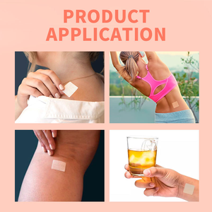 Patchs anti-gueule de bois personnalisés avec logo, hypoallergéniques, 30 pièces/boîte - Product Image 4