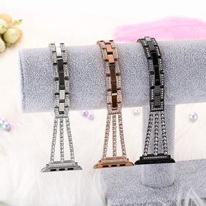 <span class=keywords><strong>Bracelet</strong></span> de remplacement en métal diamant pailleté pour femmes pour <span class=keywords><strong>Apple</strong></span> <span class=keywords><strong>Watch</strong></span> 49MM 45MM <span class=keywords><strong>44MM</strong></span> 42MM <span class=keywords><strong>Bracelet</strong></span> de montre de bijoux pour IWatch Series 9 8 7 - Product Image 3