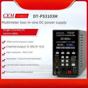 Multimetro <span class=keywords><strong>CEM</strong></span> 2 in 1 E alimentatore <span class=keywords><strong>CC</strong></span> regolabile DT-PS3051M/6053M/3103M - Product Image 3