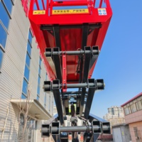 Plataforma Elevadora Eléctrica Móvil Tipo Tijera Berui GTJZ06, Altura de Trabajo de 8m, Acero, Capacidad de Carga de 450kg, para Materiales de Fábrica