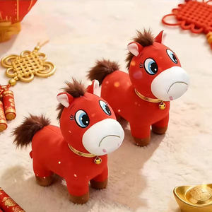 Mascota del Año Nuevo Chino, Caballo Llorón 2026, Peluche al por Mayor, Muñeco de Caballo con Cara <span class=keywords><strong>Triste</strong></span> - Product Image 5