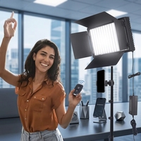 Lampe vidéo LED 600 professionnelle pour photographie E600 U600, dimmable pour studio, diffusion en direct, maquillage, photo, vente en gros U800 plate