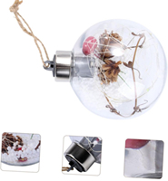 Offre Spéciale décor à la maison ampoules led ampoules led boules suspendues arbre de noël ampoule pendentif boule à neige décorative