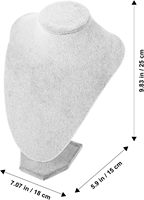 Mannequins gonflables personnalisés pour présentation de bijoux, bustes de présentation de colliers