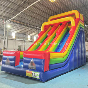 Trẻ em ngoài trời <span class=keywords><strong>Inflatable</strong></span> cấu trúc Trò chơi trượt nước đôi <span class=keywords><strong>Inflatable</strong></span> thương mại - Product Image 3