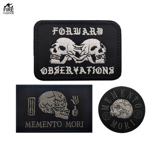 FORWARD Skull Fabric Tactical MEMENTO MORI <span class=keywords><strong>Brain</strong></span> Skull bordado tela táctica estilo divertido parche para bolsa sombrero DIY coser - Product Image 2