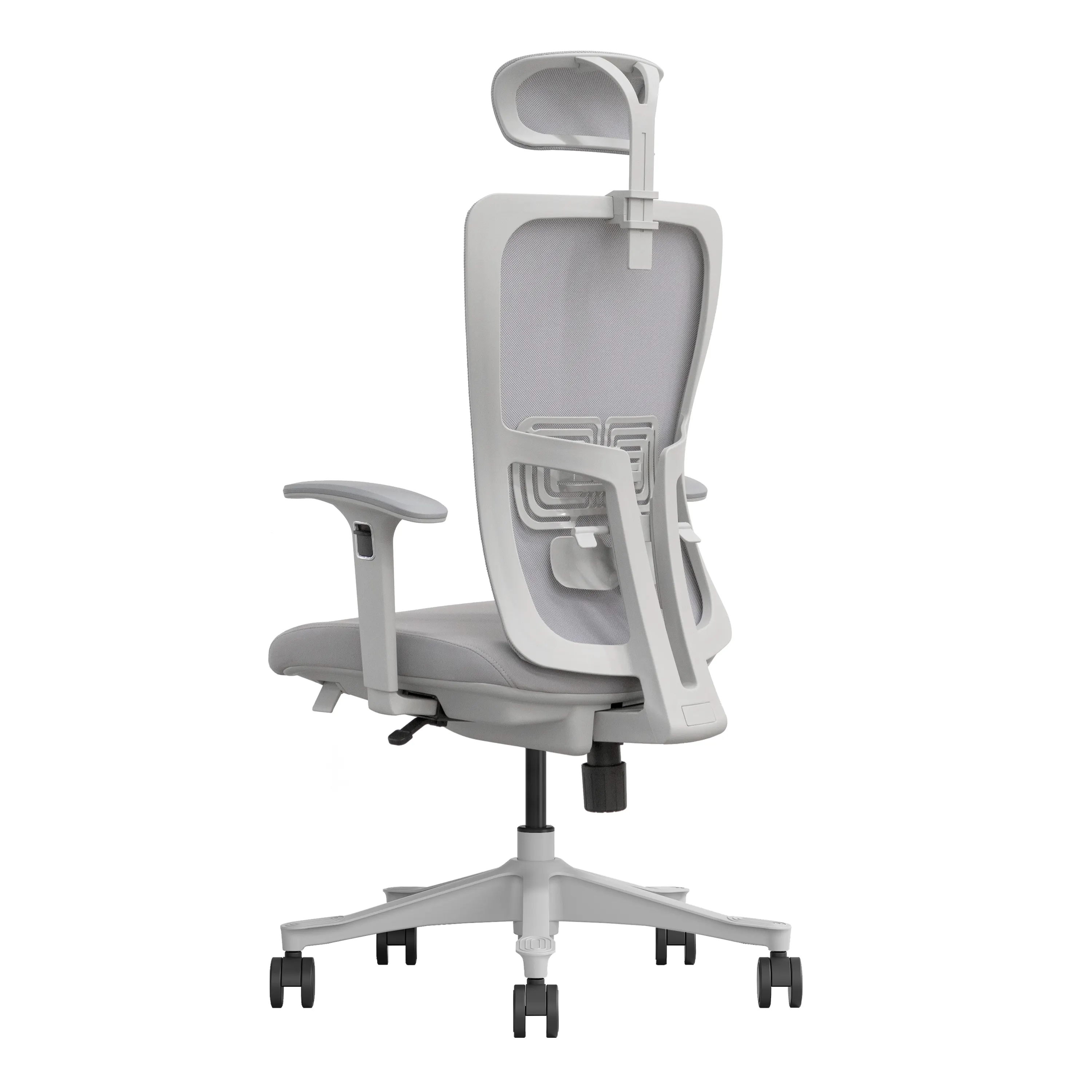 ที่วางแขนปรับได้ดีไซน์แบบอุ่น,เก้าอี้สำนักงานหรูหราปรับหมุนได้แนวตาข่ายด้านหลังได้ทันสมัยเก้าอี้สำนักงาน