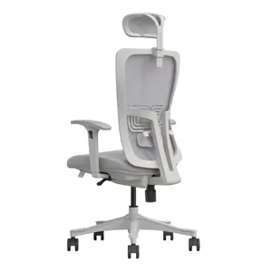 Дизайнерское современное кресло с подогревом и высокой спинкой, классический поворотный регулируемый подлокотник, эргономичное роскошное офисное кресло для компьютера