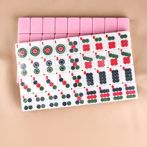 Tuiles de Mahjong Américain Modernes en Mélamine de 30 mm, 166 Pièces, Ensemble de Jeu de Mahjong Occidental Portable pour Jeu Manuel à Domicile - Product Image 1