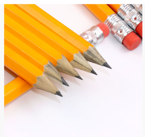 Lápiz de Grafito Triangular con Borrador, Dureza 2B, Tiza Negra, para Oficina y Escuela, 7 Pulgadas, Marca <span class=keywords><strong>SanSan</strong></span> de Lujo, Suelto - Product Image 5