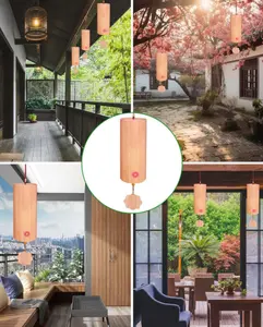 Sinos de vento para meditação espacial, estilo japonês, sinos de vento para decoração de casa